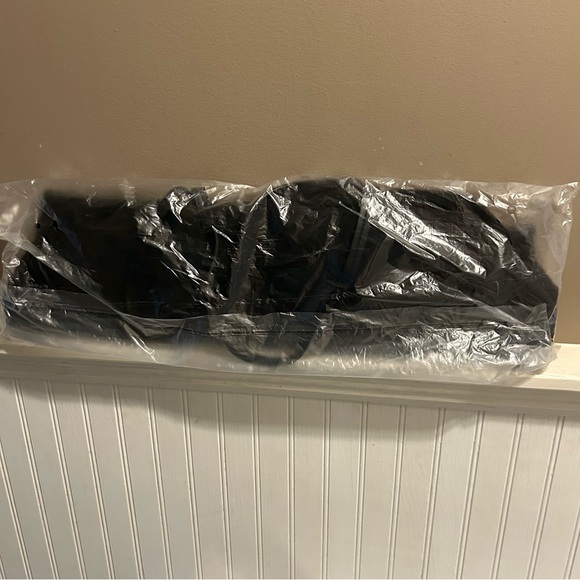 NWT Black CLEOBELLA Natural Canvas Tote Bag - Picture 5 of 6